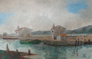 Paesaggio lagunare - (omaggio a G.R.)